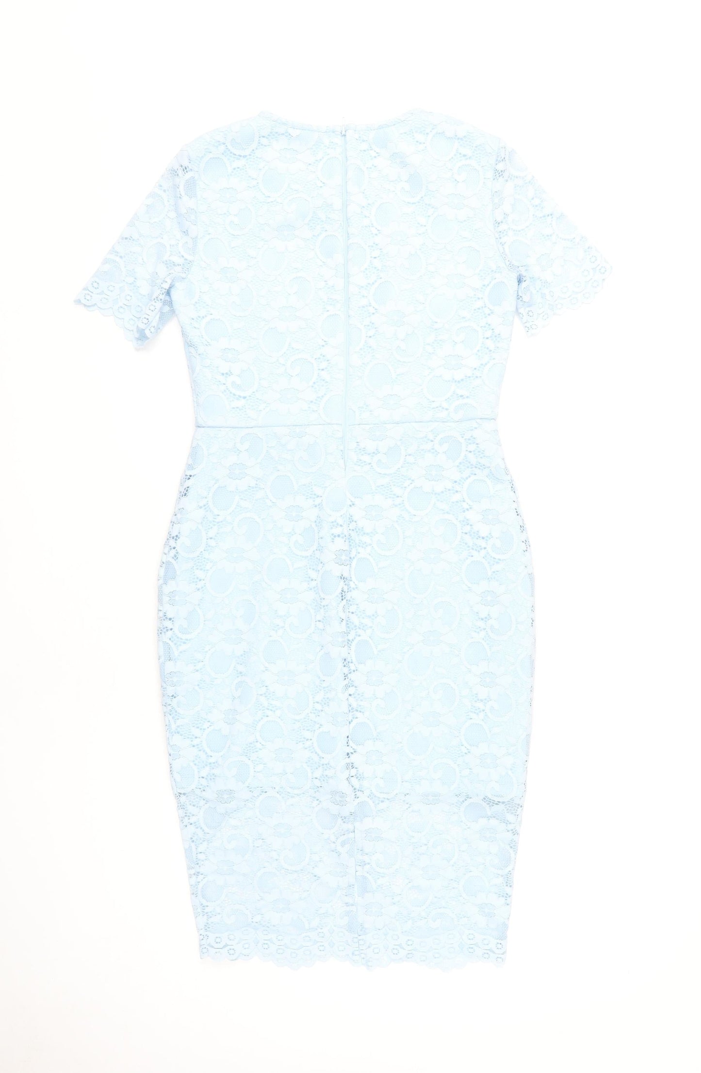 ASOS Women's Blue Midi Bodycon Dress Size 10