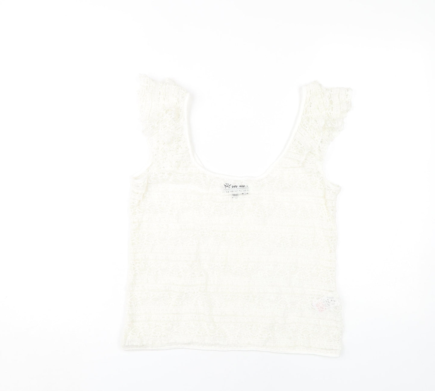 River Island Women's White Camisole Blouse Size 12