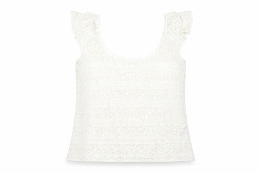 River Island Women's White Camisole Blouse Size 12