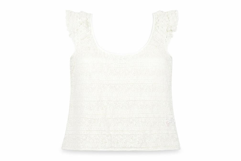 River Island Women's White Camisole Blouse Size 12
