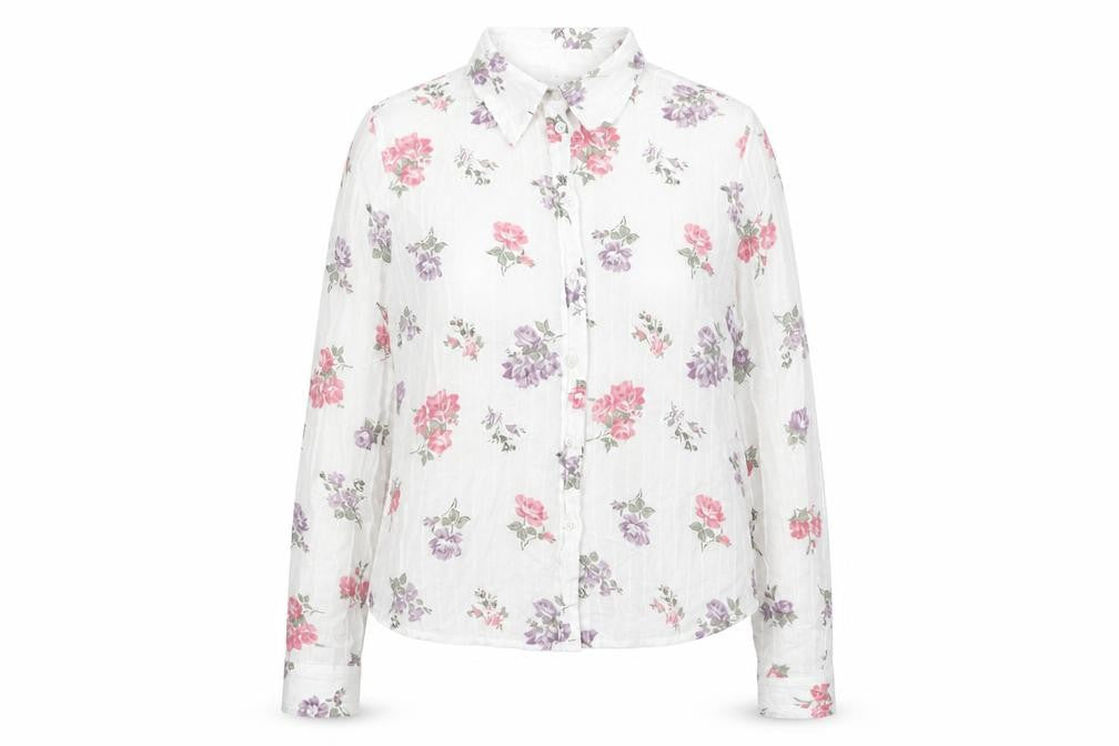 Next Women's Floral Button-Up Shirt Multicoloured Size 12