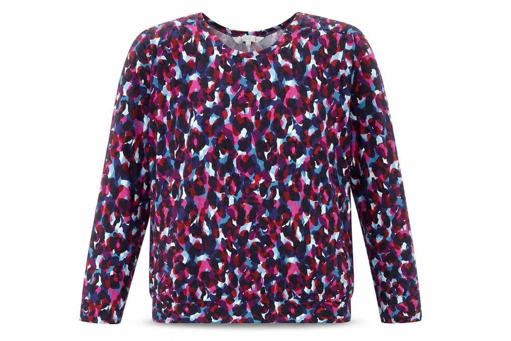Country Collection Floral Jersey Top - Women's Size 10