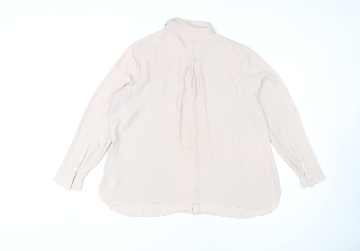 Marks and Spencer Women's Beige Blouse UK 20