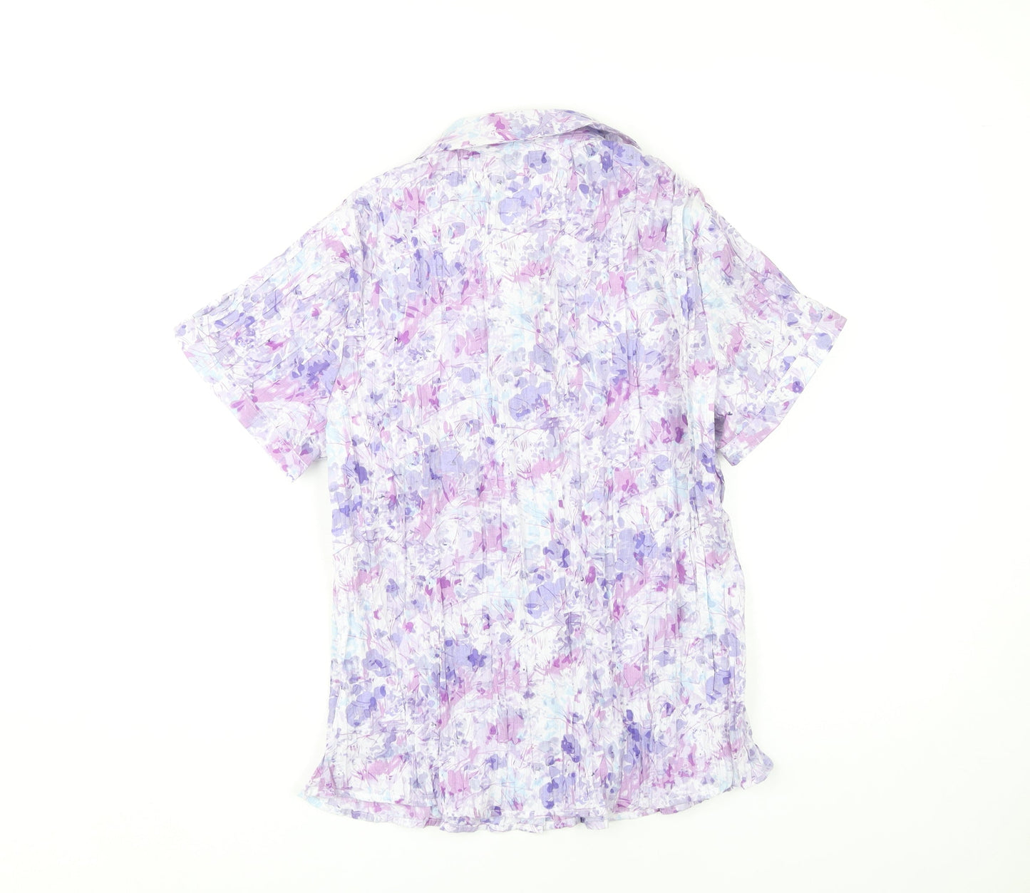 Pure & Natural Women's Multicoloured Floral Button-Up Size 12