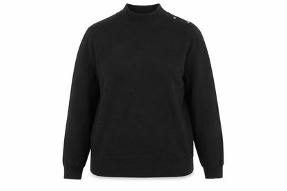 Next Women's Black Mock Neck Pullover Jumper Size L