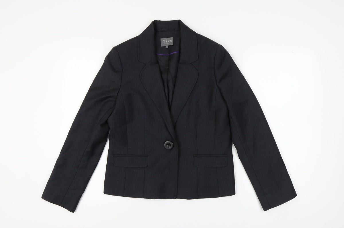 TM Lewin Women's Black Suit Jacket Size 12
