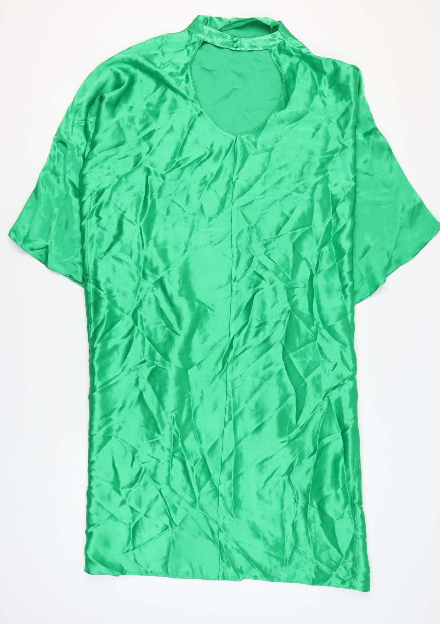 River Island Women's Green Short Sleeve Dress S