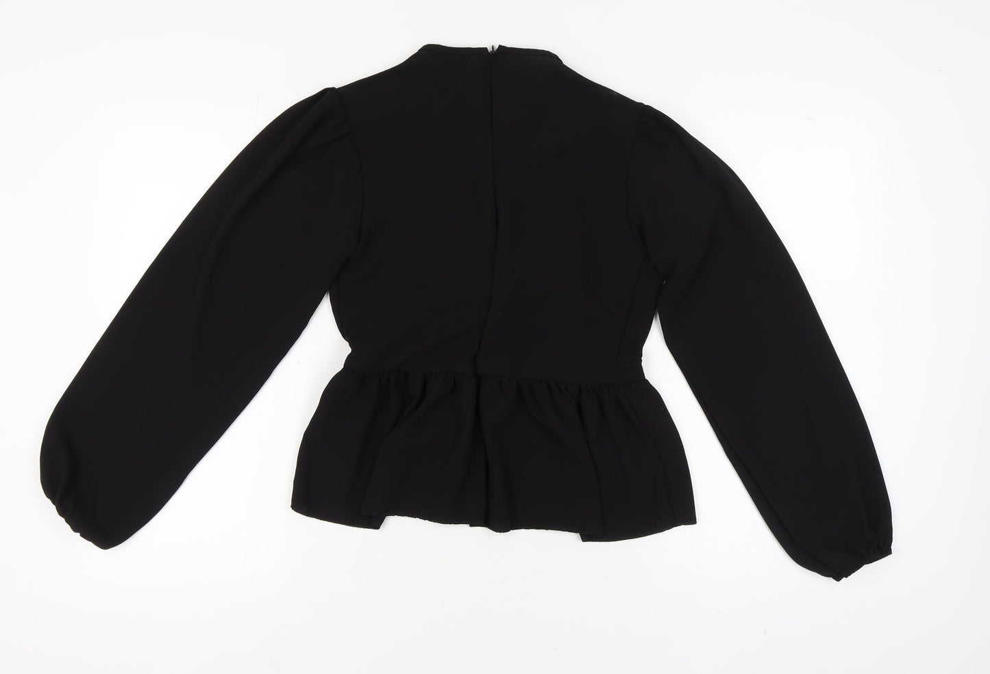 PrettyLittleThing Women's Black Blouse Size 10