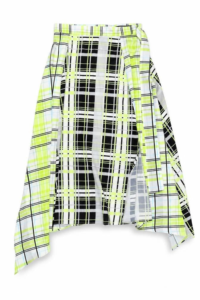 Topshop Women's Multicoloured Plaid Skirt Size 8