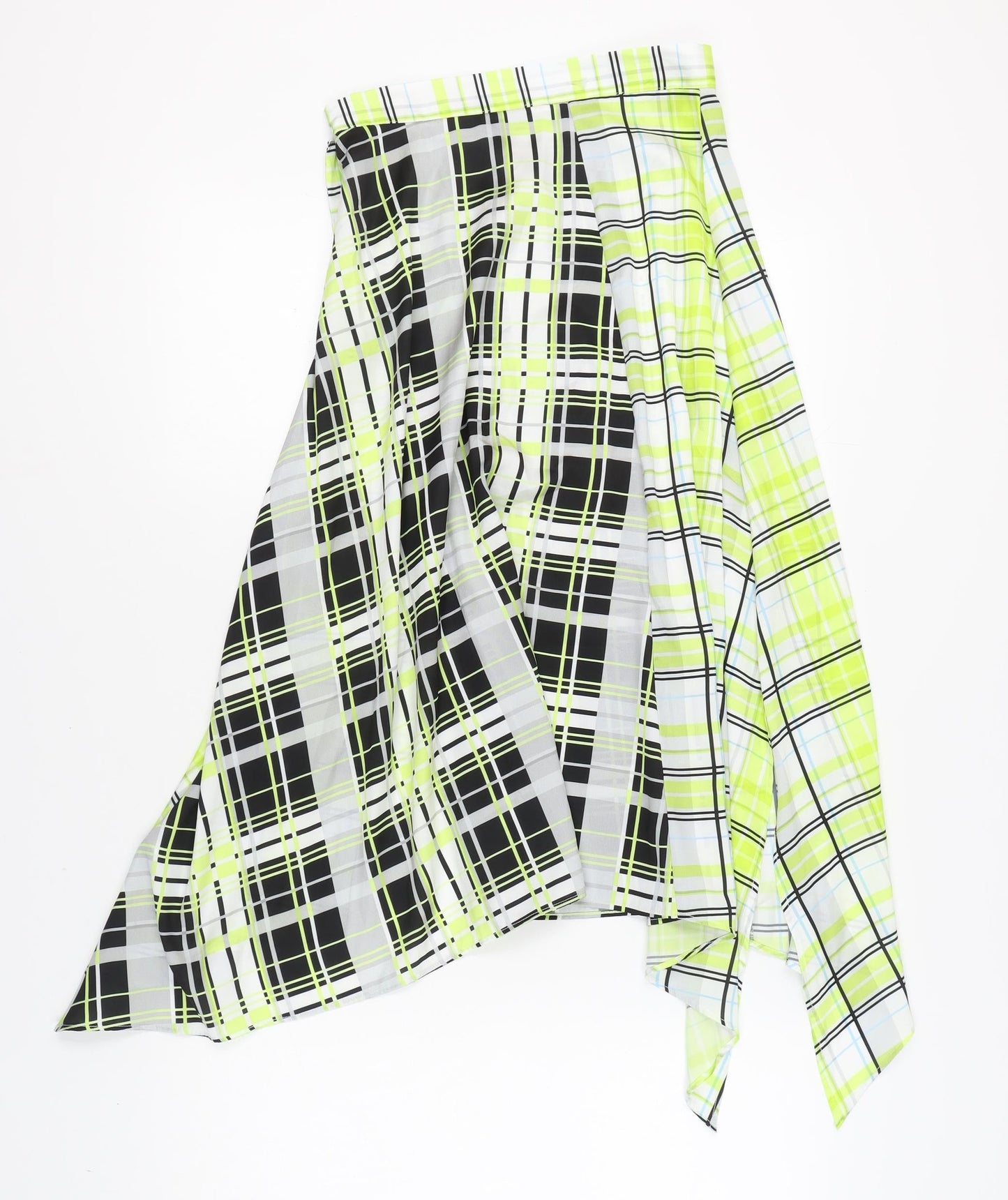 Topshop Women's Multicoloured Plaid Skirt Size 8