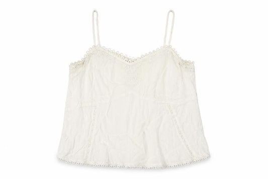 River Island Women's White Camisole Tank Size 10