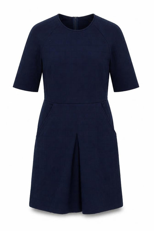 Whistles Women's Blue Check Dress Size 10