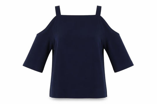 Marks and Spencer Women's Blue Blouse, Size 8, Casual Wear