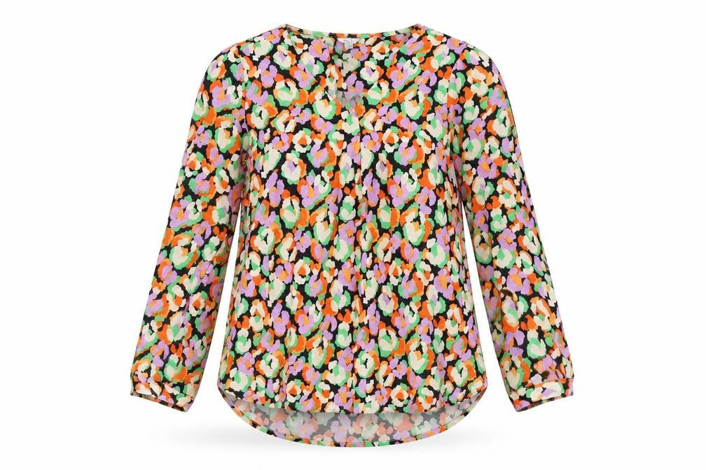 M&Co Women's Multicoloured Long Sleeve Top Size 12