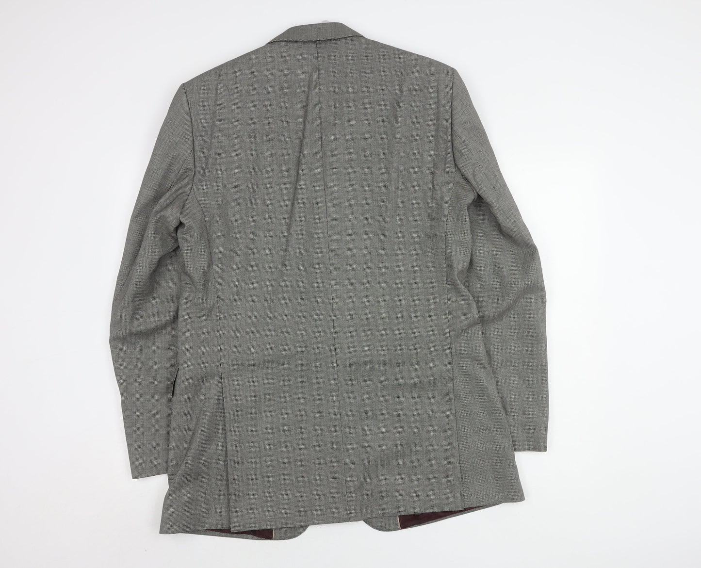 Chester by Chester Barrie Men's Grey Wool Blazer 40L