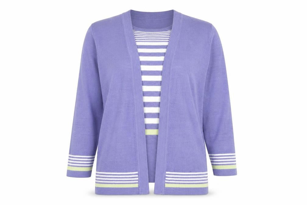 Honor Millburn Women's Purple Cardigan Size 14