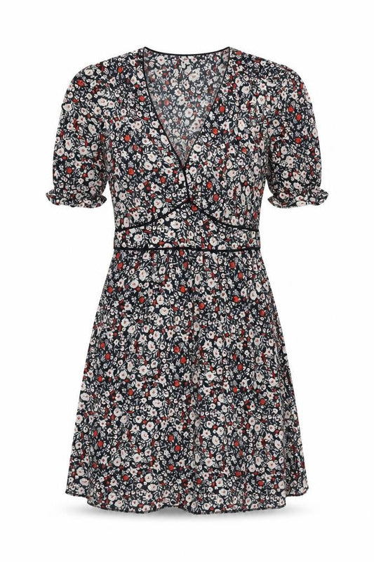 Hush Women's Multicoloured Floral A-Line Dress Size 8