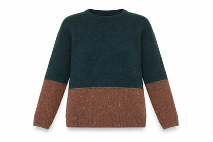 FatFace Women's Brown Green Pullover, UK 8