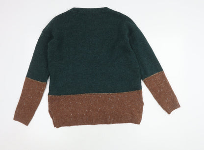 FatFace Women's Brown Green Pullover, UK 8