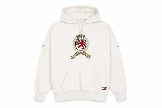 Tommy Jeans Unisex Adults White Pullover Hoodie S