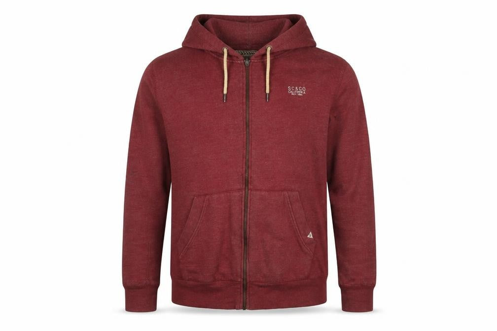 SoulCal Men's Red Hooded Jacket XL Casual