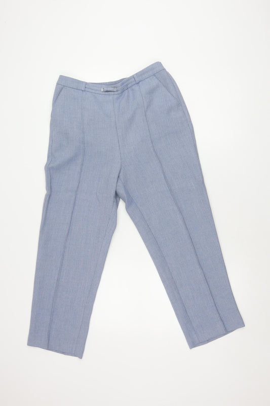 Honor Millburn Women's Blue Relaxed Trousers, Size 12