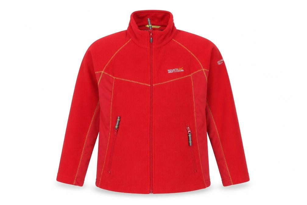 Regatta Girls Red Fleece Mid Jacket 11-12 Yrs