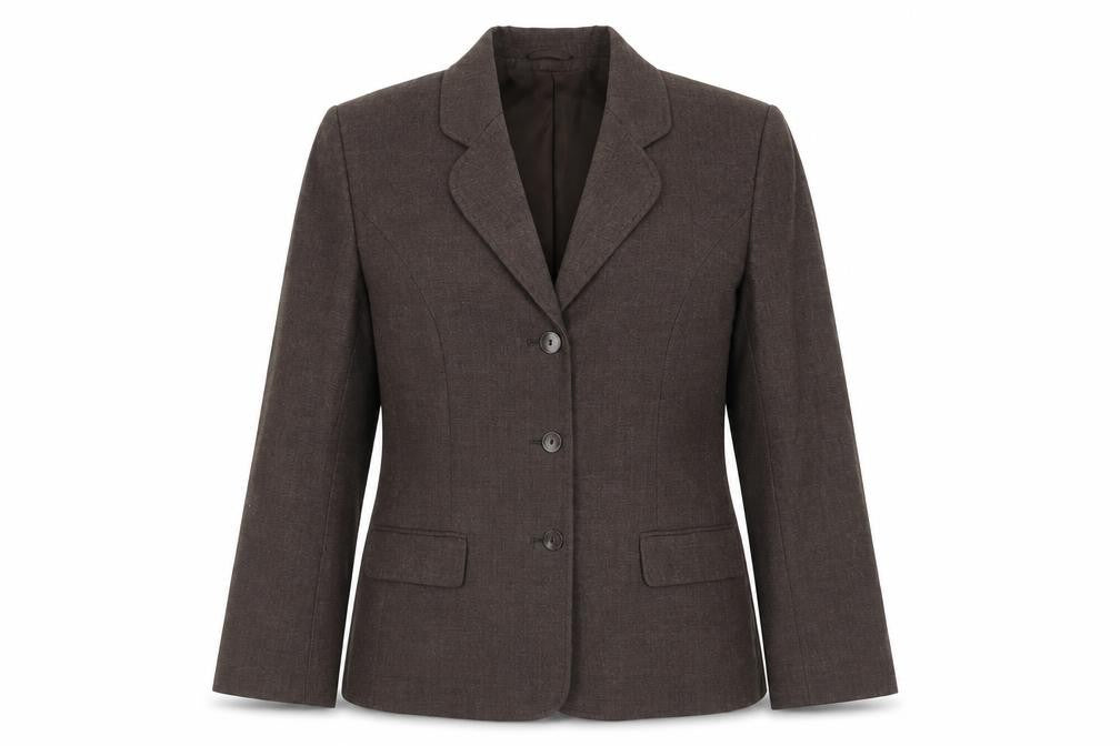 Eastex Women's Brown Wool Blend Suit Jacket Size 12