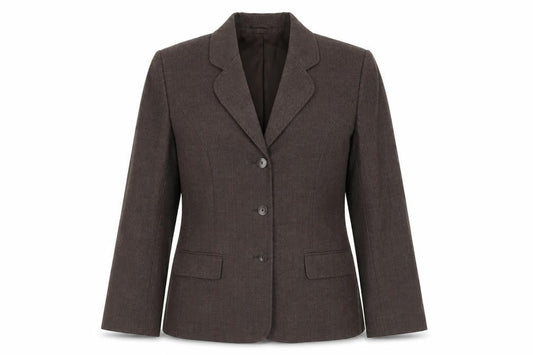 Eastex Women's Brown Wool Blend Suit Jacket Size 12