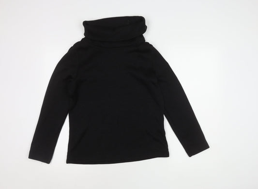 Regatta Women's Black Roll Neck Jumper, Size 10