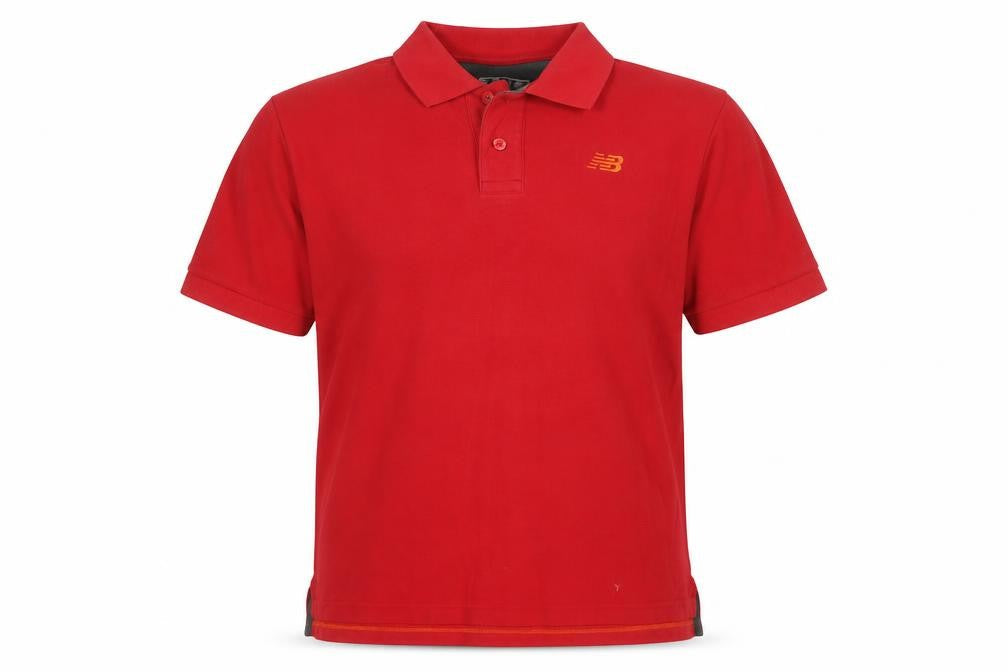 New Balance Men's Red Polo, Size S, Short Sleeve
