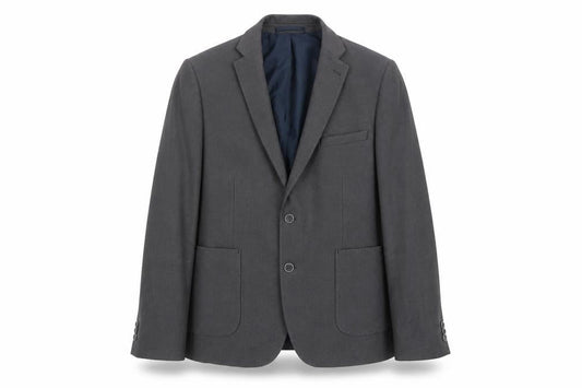 Burton Men's Grey Slim Fit Blazer, Size 44R, Formal