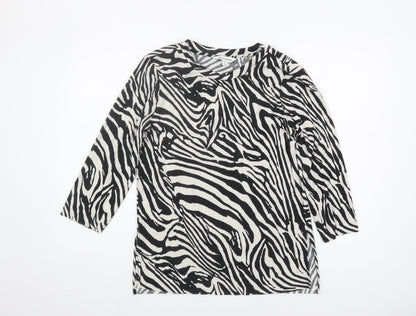 Marks & Spencer Women’s Multicoloured Animal Print Top Size 8