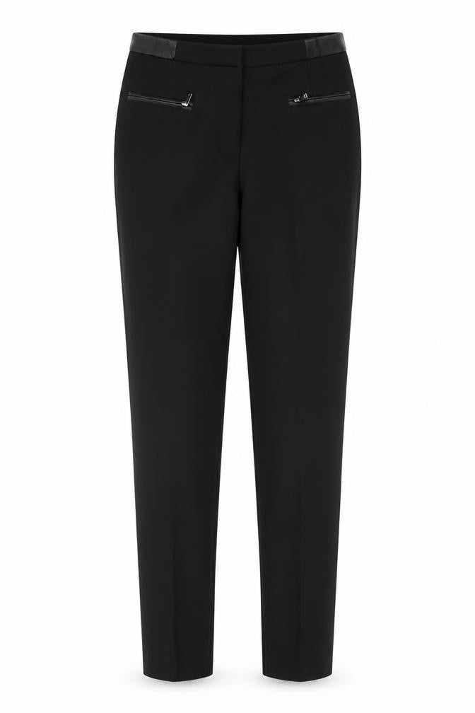 H&M Women's Black Size 8 Flat Front Trousers