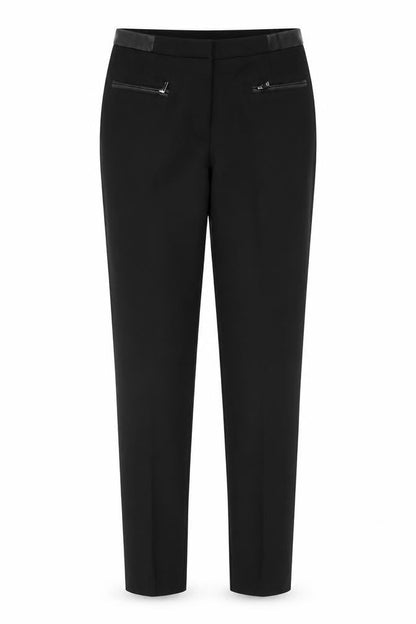 H&M Women's Black Size 8 Flat Front Trousers