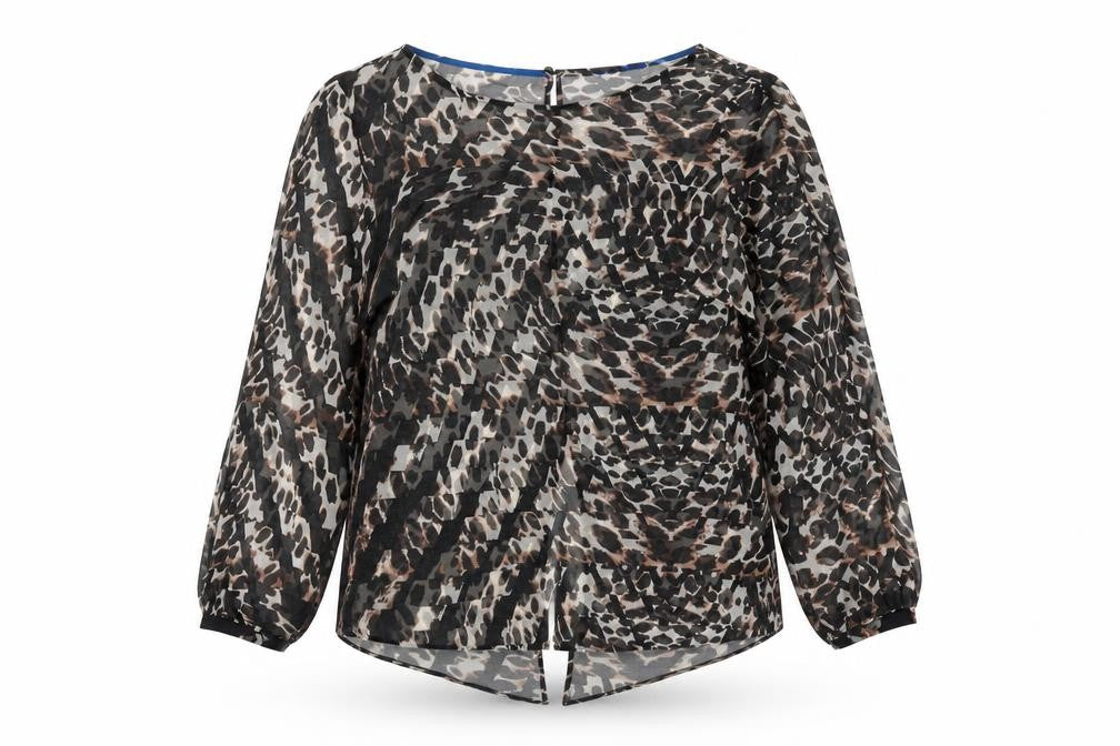 Marks & Spencer Women's Animal Print Blouse Size 18