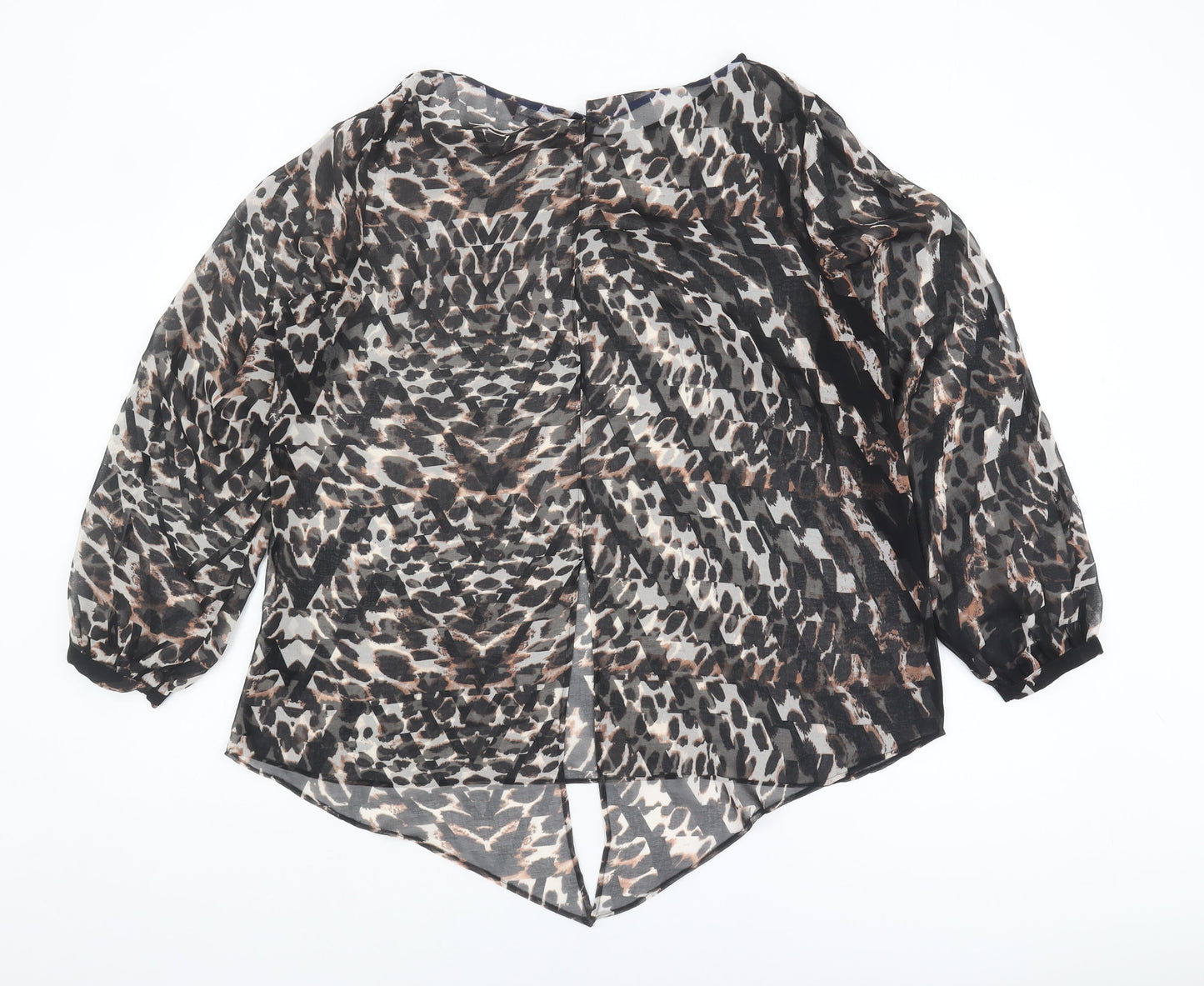 Marks and Spencer Women's Animal Print Blouse Size 18