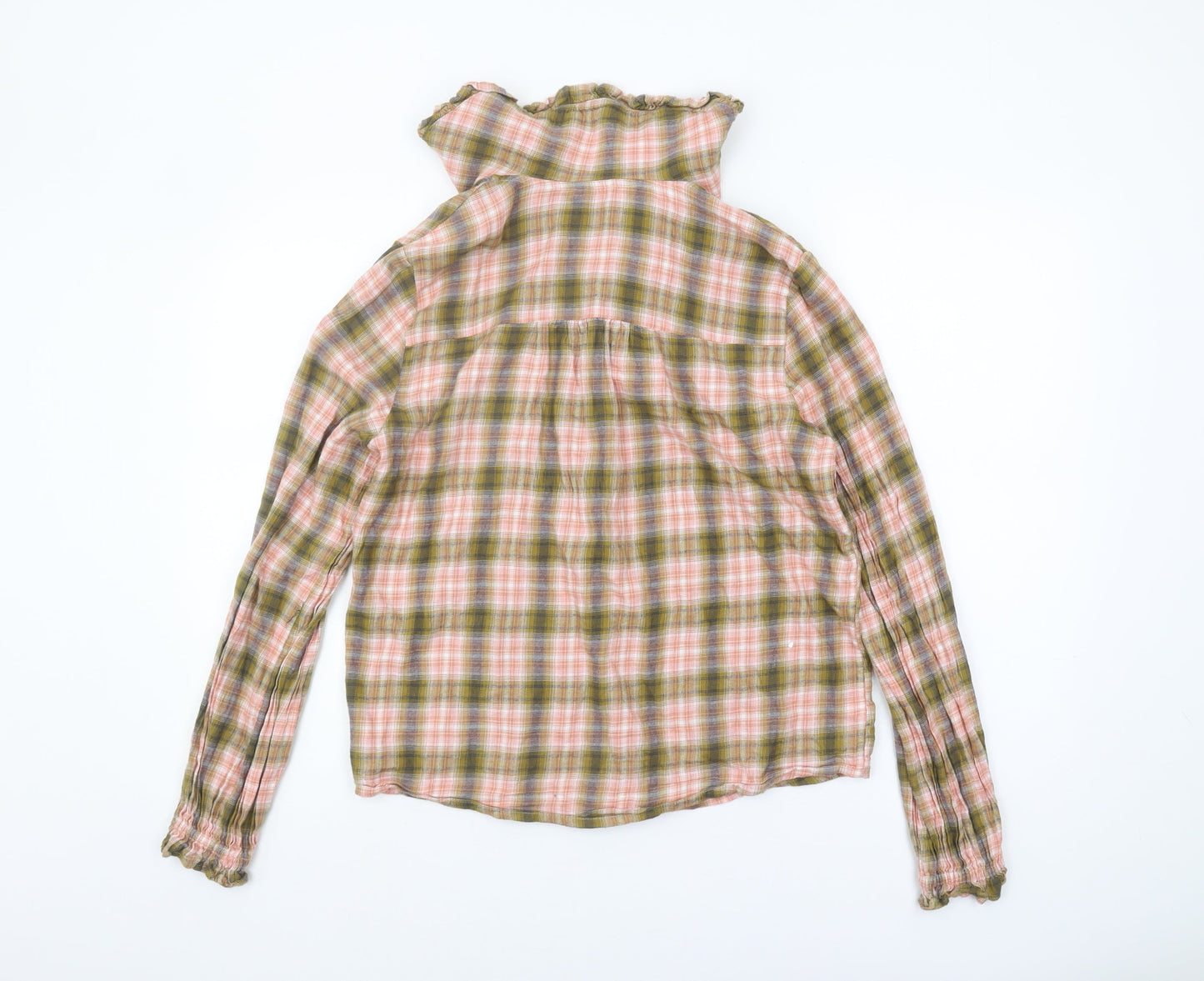 Next Women's Multicoloured Plaid Button-Up Shirt