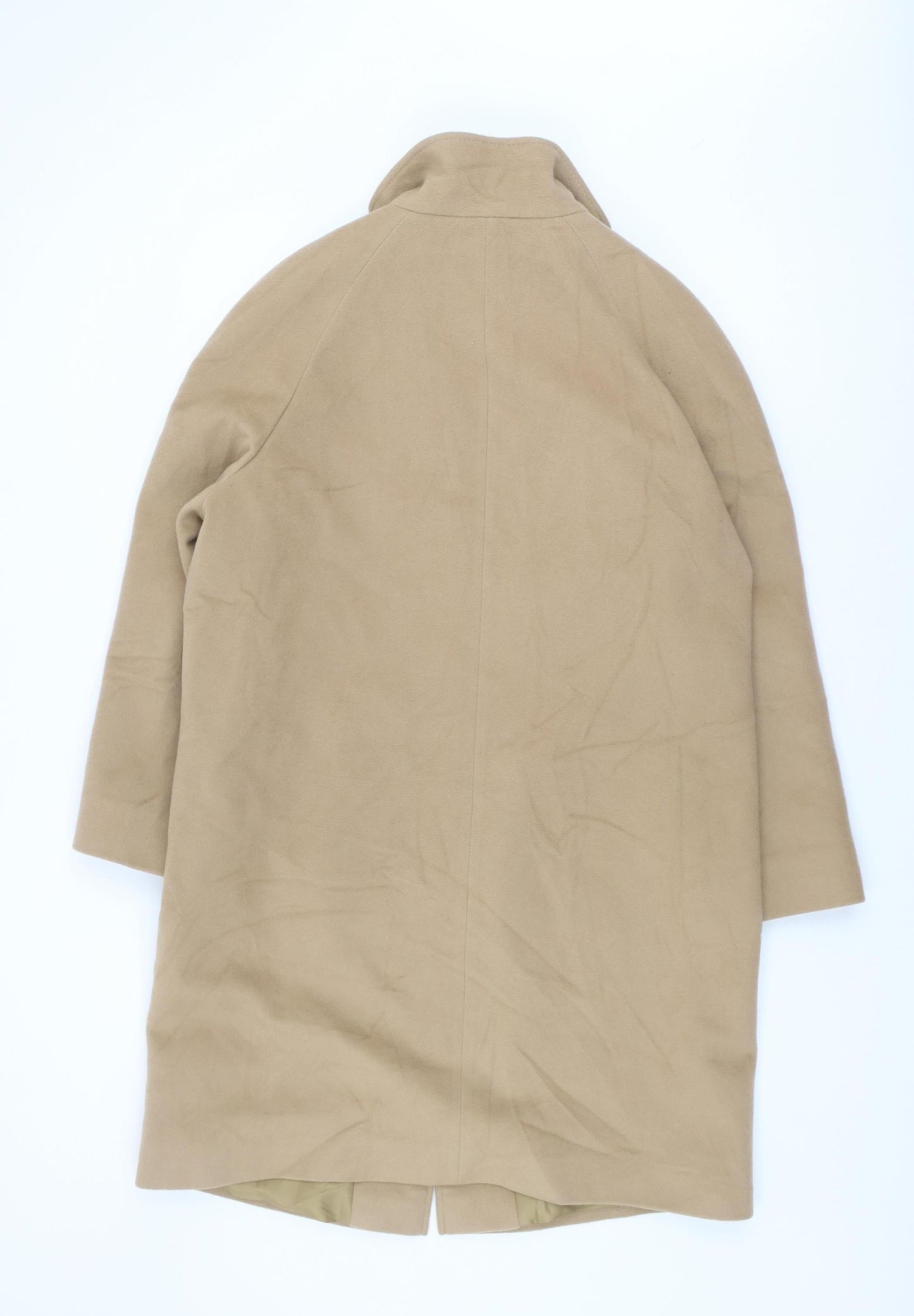Marks and Spencer Women's Beige Wool Blend Overcoat