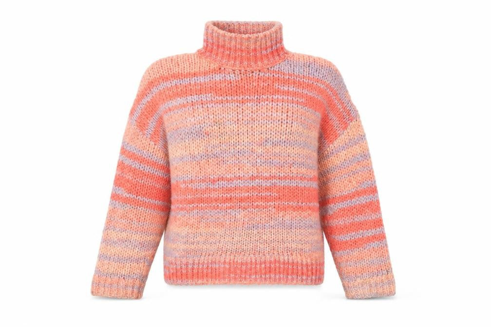 Bershka Women's Multicoloured Roll Neck Jumper, S