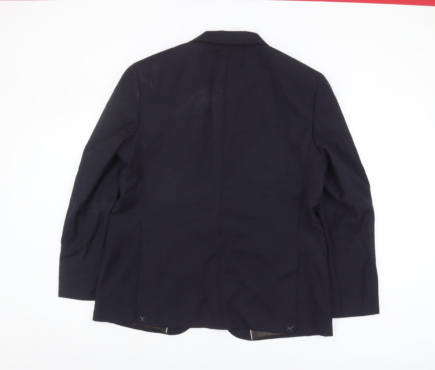 Marks and Spencer Men's Blue 44 Wool Blazer
