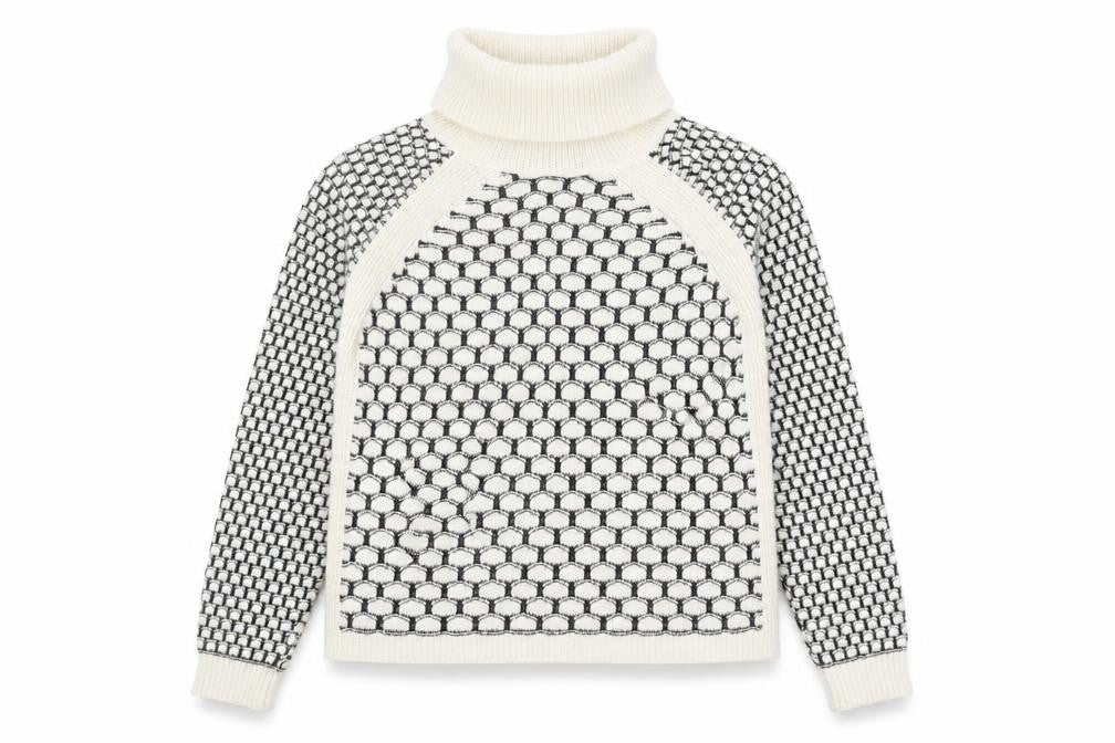 Next Women's Ivory Roll Neck Jumper, UK 8