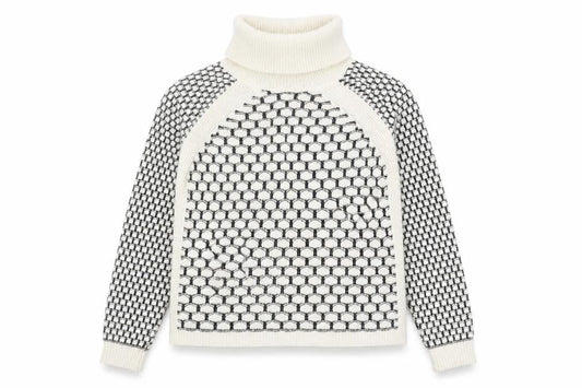 Next Women's Ivory Roll Neck Jumper, UK 8