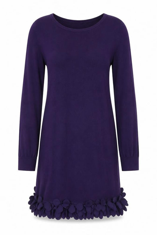 Oasis Women's Purple Shift Dress Size 8