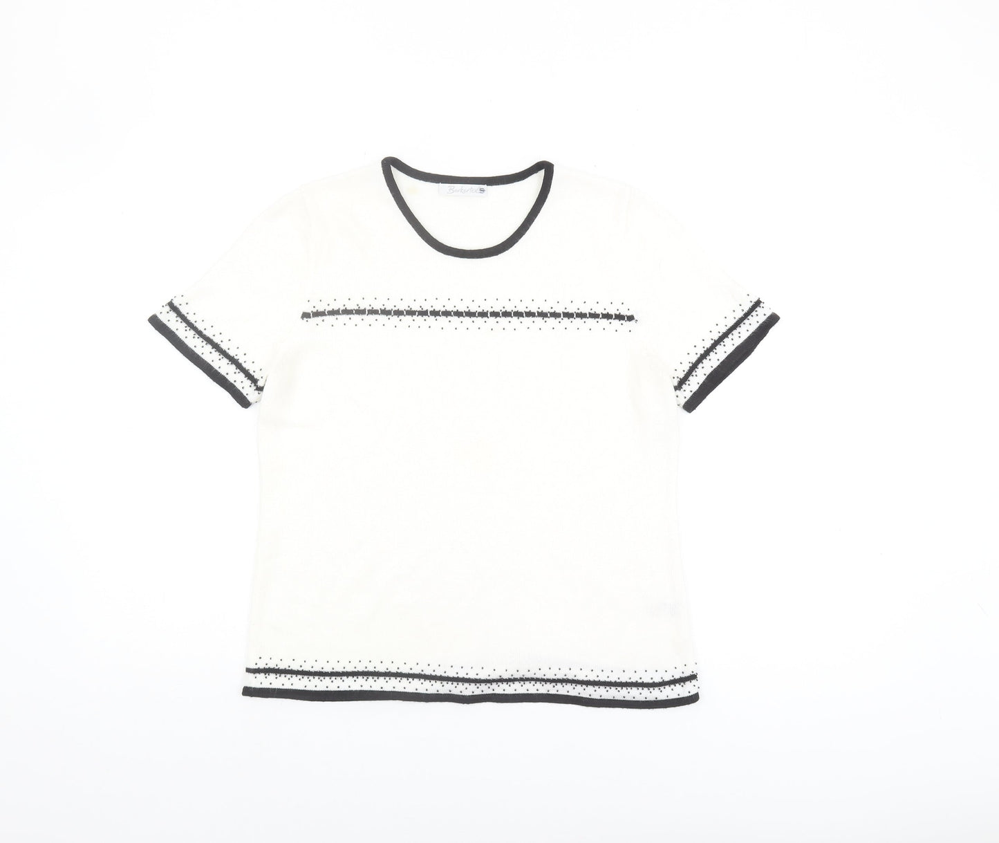 Berketex Women's Ivory Crew Neck Jumper Size 14
