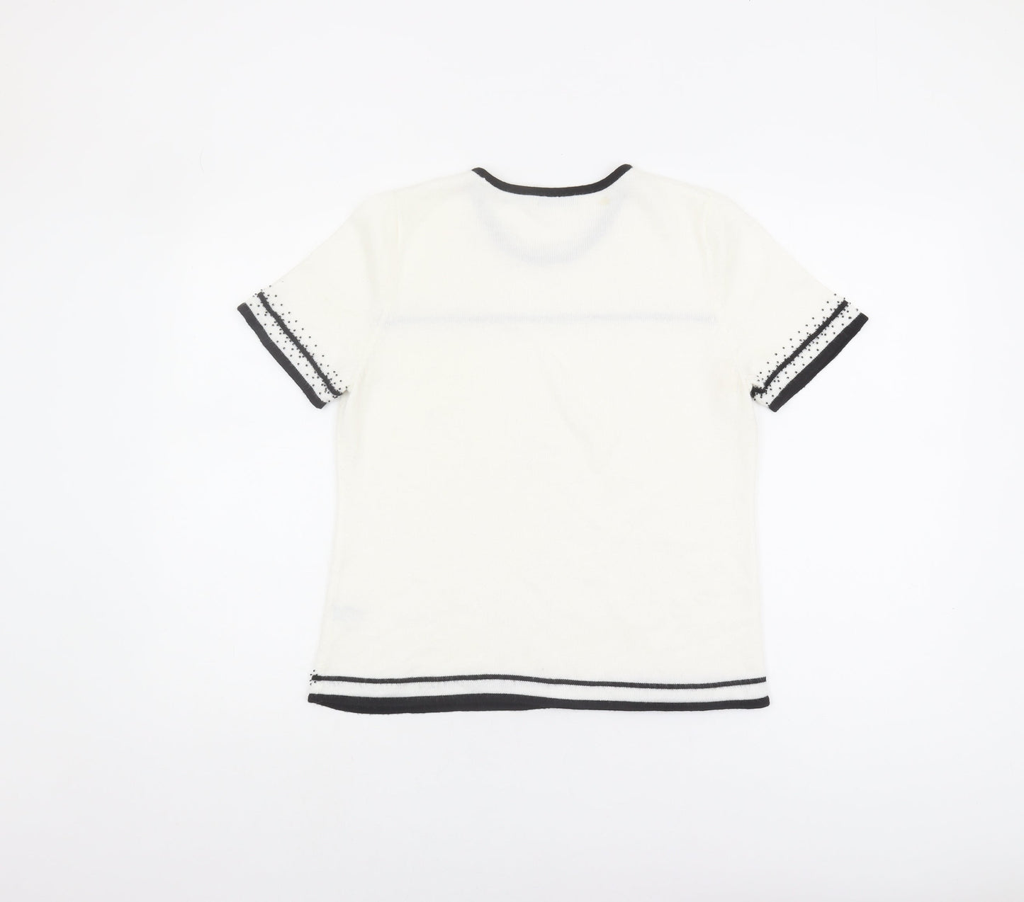 Berketex Women's Ivory Crew Neck Jumper Size 14
