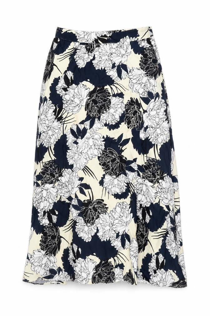 Marks & Spencer Women Black Floral Skirt Size 10