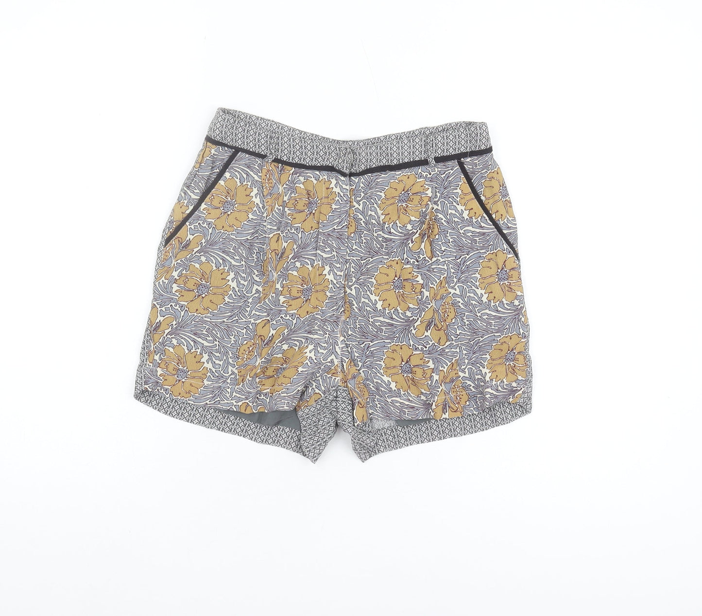Topshop Women's Multicoloured Floral Shorts Size 8