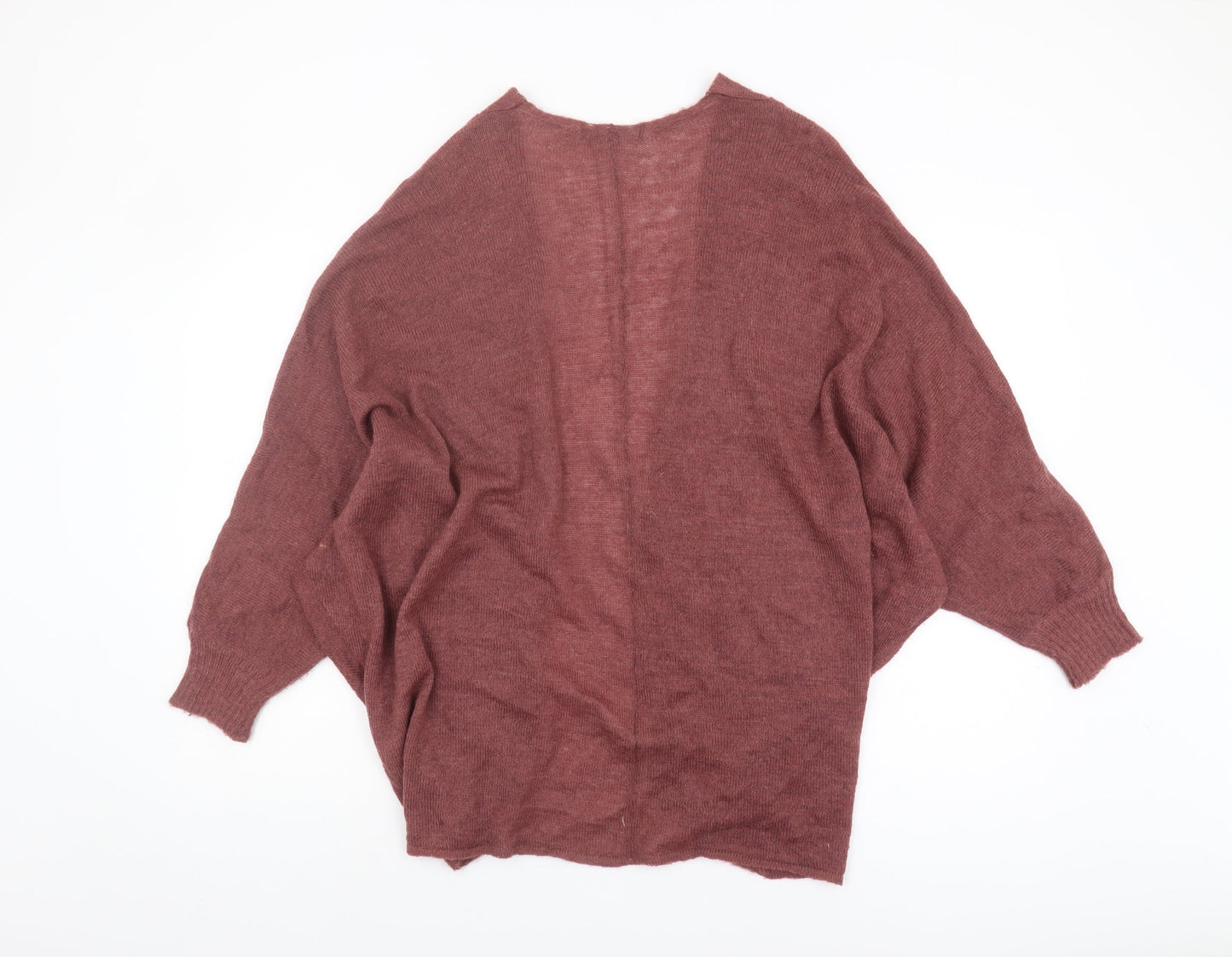 Marks & Spencer Women's Red Open Front Cardigan Size M