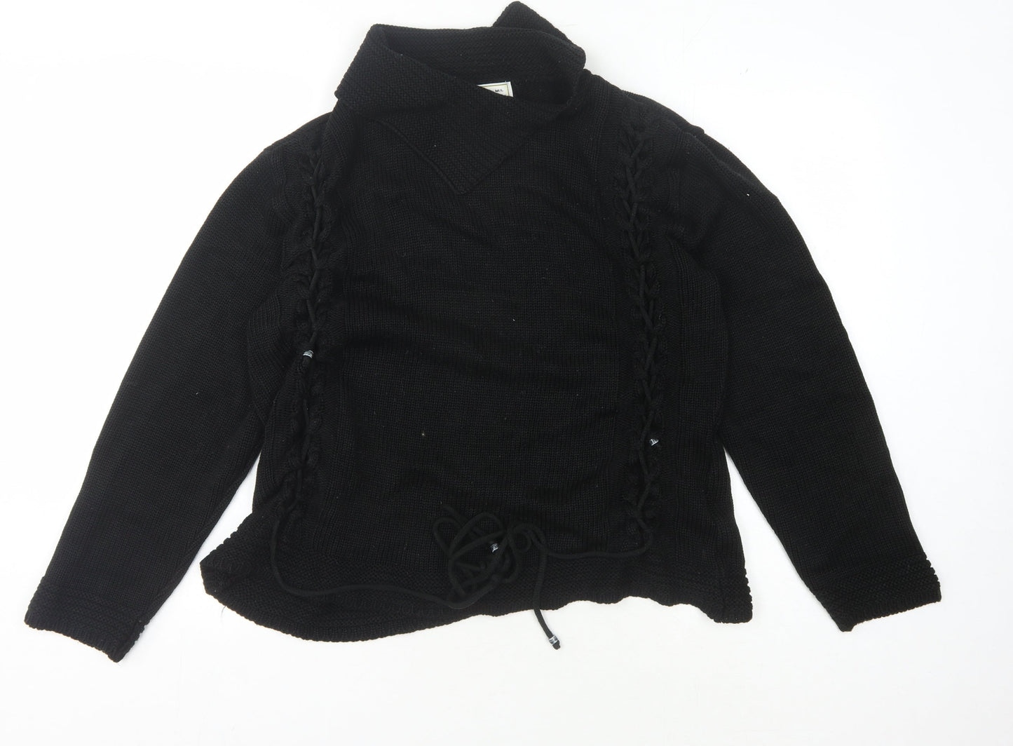 Roman Originals Women's Black Long Sleeve Knit Jumper